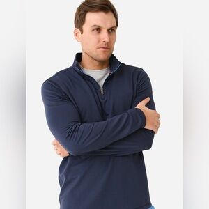 Faherty men’s movement 1/4 zip sweater